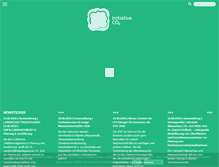 Tablet Screenshot of initiative-co2.de